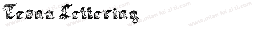 Teona Lettering字体转换